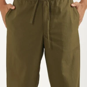 Cotton Trouser for Men in Brown