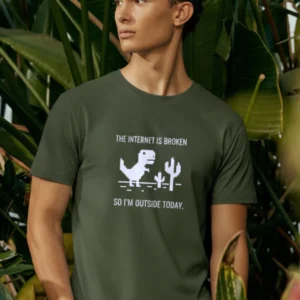 Internet Is Broken Classic Fit T-Shirt