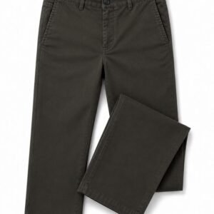 Charcoal Chino Pants Product Flat Lay