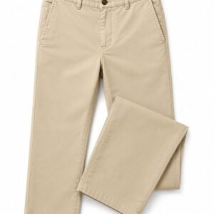 AATIRE Sand Beige Cotton Trouser