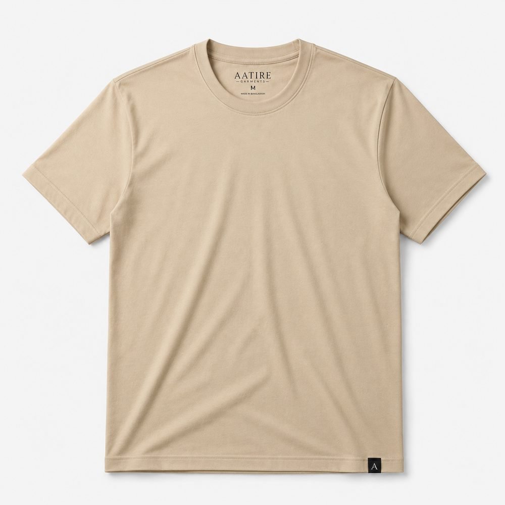 AATIRE Plain Blue Tshirt